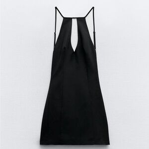 Zara Black Backless Dress